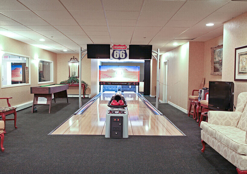 Bowling at Parkland at the Lakes, in Dartmouth, Nova Scotia