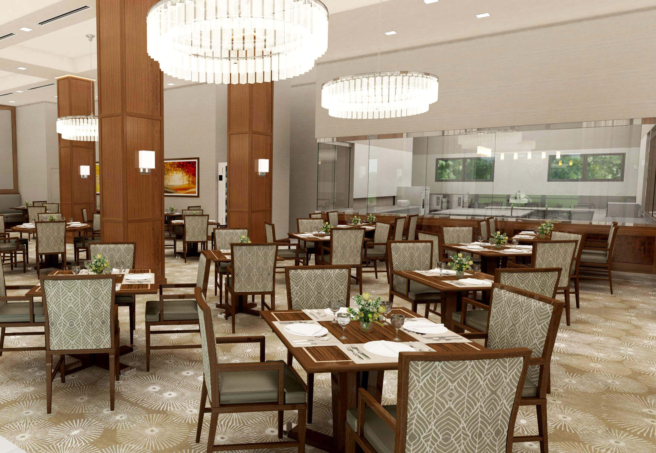 Render image of the dining room