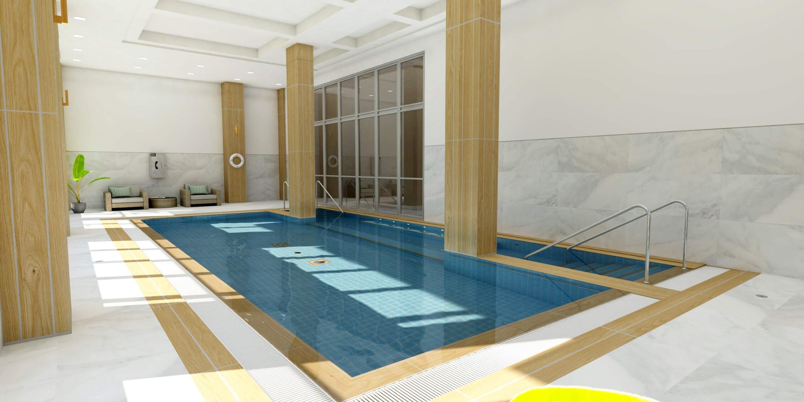 render image of interior pool