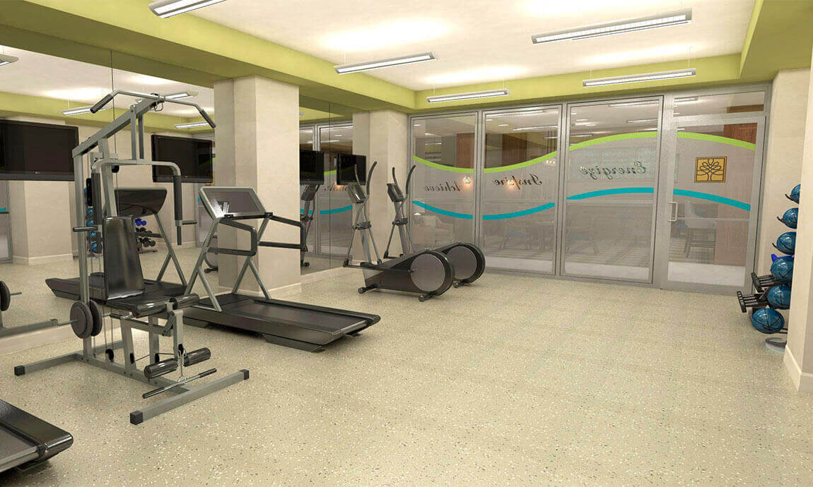 Fitness Centre, Parkland Retirement Home in Ancaster (Hamilton-Wentworth, Ontario)