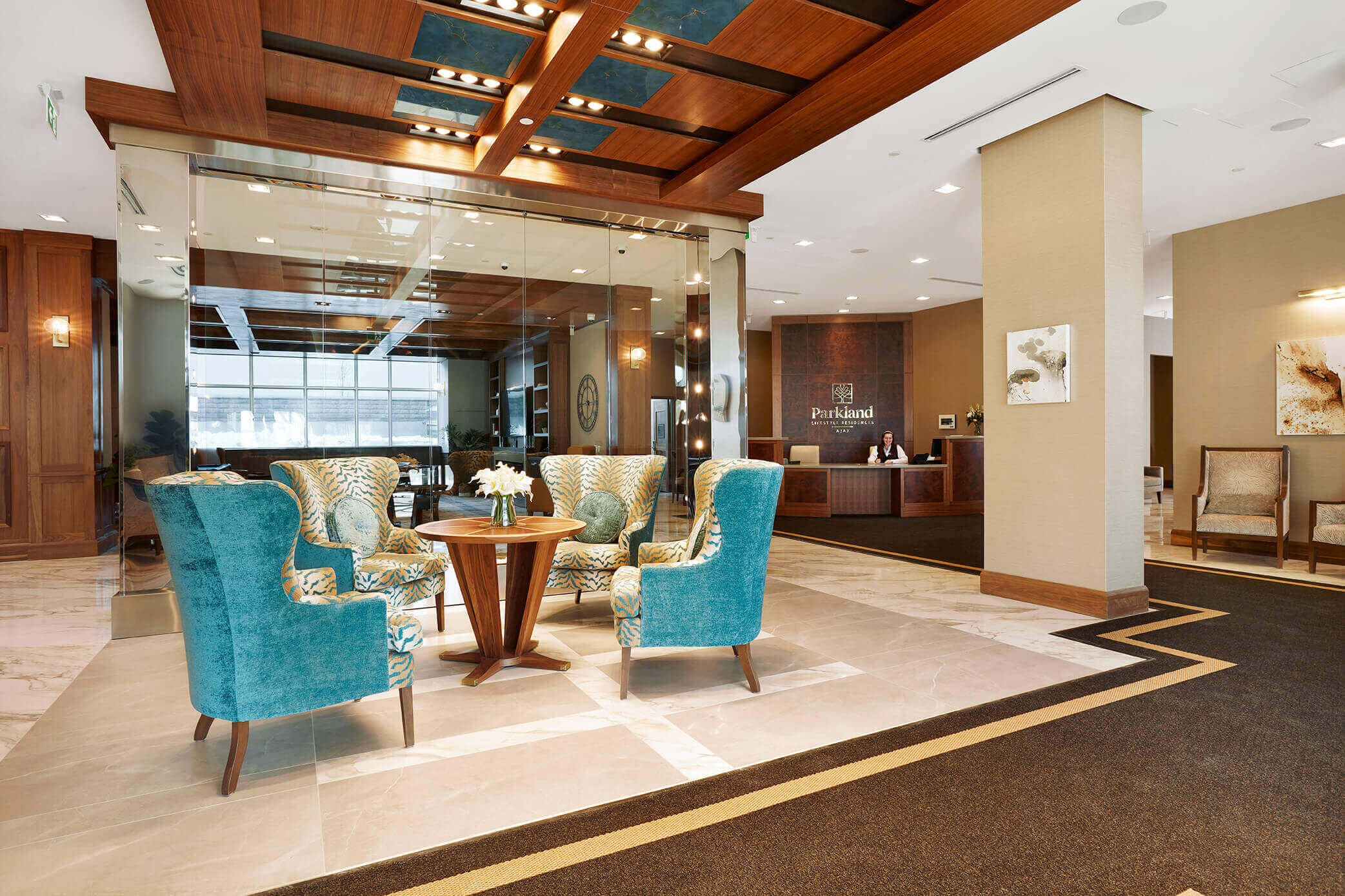 The Lobby/Reception for Parkland Ancaster